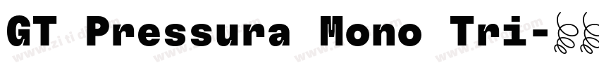 GT Pressura Mono Tri字体转换 GT Pressura Mono Tri字体转换